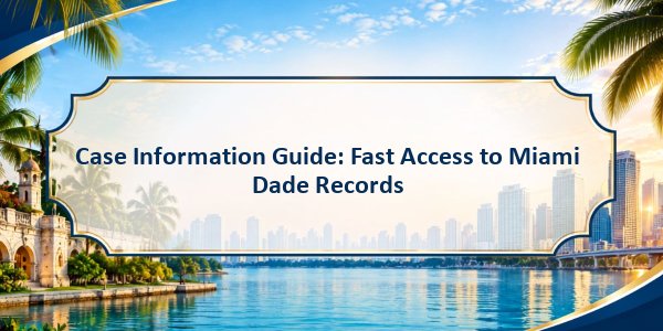 Case Information Guide: Fast Access to Miami Dade Records
